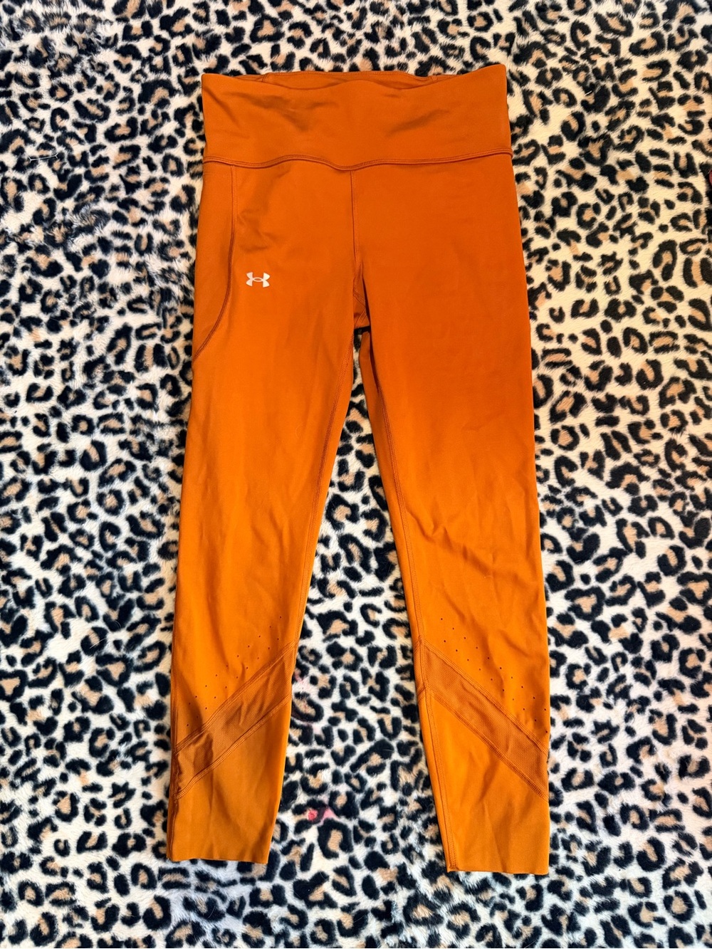 Under Armour Orange Girls' Performance Leggings